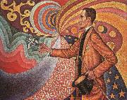 Paul Signac Portrait of M.Felix Feneon in 1890 oil painting picture wholesale